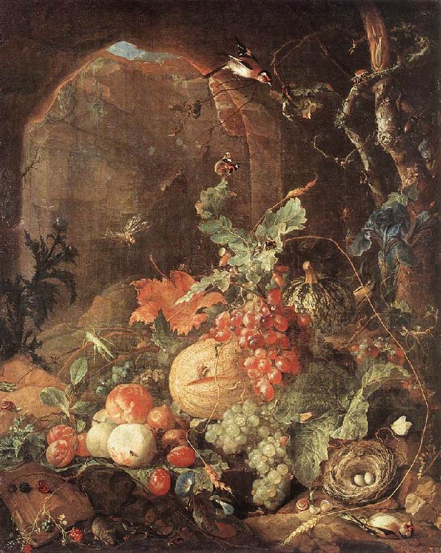 Jan Davidsz. de Heem Still-life w Bird-nest oil painting image